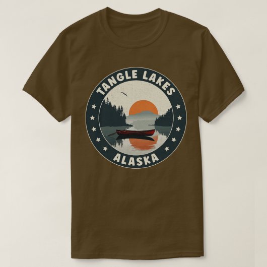 Tangle Lakes Alaska Sunset TShirt (Design devant)