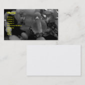 "Tangled Bangles in zwart" en wit Visitekaartje (Voorkant / Achterkant)