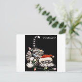 Tangled Cat Briefkaart (Staand voorkant)