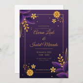 Tangled Geïnspireerd Bruiloft Uitnodiging Kaart (Voorkant / Achterkant)