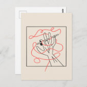 Tangled Illustrator Briefkaart (Voorkant / Achterkant)