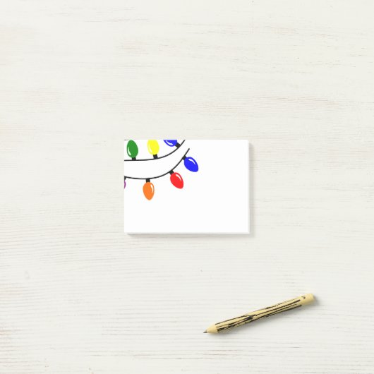 Tangled lights Post-it Notes (Op bureau)