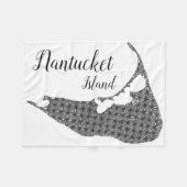 Tangled Nantucket Island Fleece Deken (Voorkant (Horizontaal))