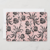 Tangled roze uitnodiging (Achterkant)