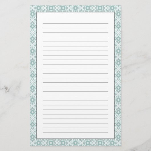 Tangled-schermpatroon Briefpapier (Voorkant)