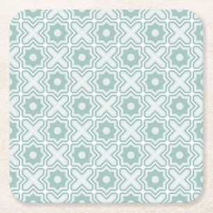 Tangled-schermpatroon Vierkante Kartonnen Onderzetter