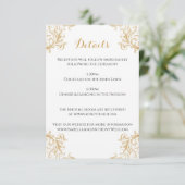 Tangled Sun Details Card Informatiekaartje (Staand voorkant)