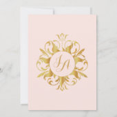 Tangled Sun Invitation Kaart (Achterkant)