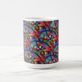"Tangled" Tiled Abstract Design Mug (Centre)