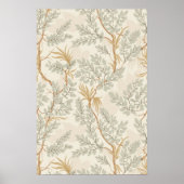 Tangled Tree Botanical Foliage Poster Wall Art (Devant)