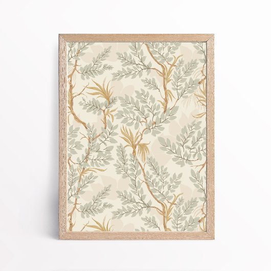 Tangled Tree Botanical Foliage Poster Wall Art