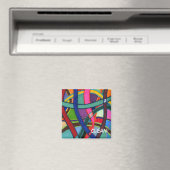 "Tangled Weave" Lave-vaisselle Abstrait Magnet d'é (In Situ (Lave-vaisselle))