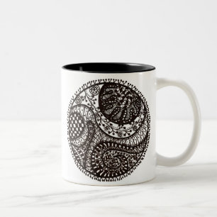 Tangletree One Tweekleurige Koffiemok