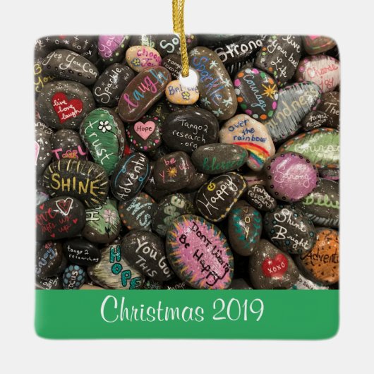 TANGO2 kerstversiering 2019 Keramisch Ornament (Voorkant)