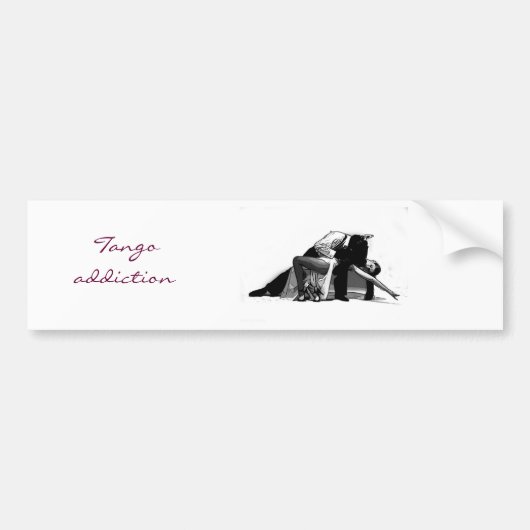 TANGO ADDICTION BUMPERSTICKER (Voorkant)