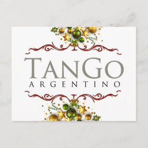 Tango argentin Carte de voeux