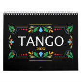 Tango Art Seulement 2025 Deux Page Calendrier Moye (Protection)
