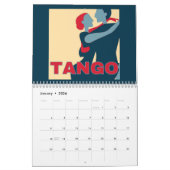 Tango Art Seulement 2025 Deux Page Calendrier Moye (Jan 2026)