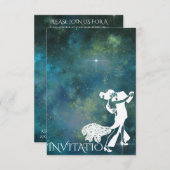 Tango Classic Dance Personalized Glam Galaxy Kaart (Voorkant / Achterkant)