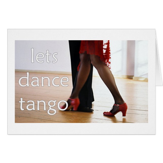 Tango Dancers. (Voorkant Horizontaal)