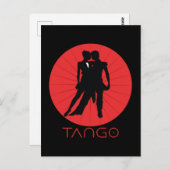 Tango Dancers Briefkaart (Voorkant / Achterkant)