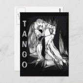 Tango Dancers Briefkaart (Voorkant / Achterkant)