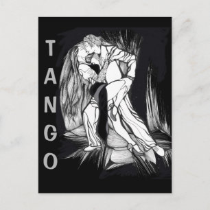 Tango Dancers Briefkaart