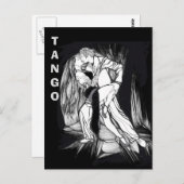 Tango Dancers Briefkaart (Voorkant / Achterkant)