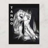 Tango Dancers Briefkaart (Voorkant)