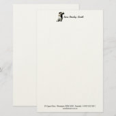 Tango Dancers Briefpapier (Voorkant / Achterkant)