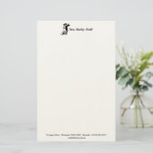 Tango Dancers Briefpapier (Staand voorkant)
