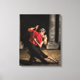 Tango Dancers Canvas Afdruk