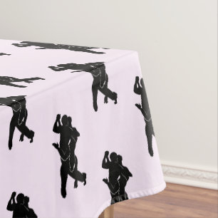 Tango Dancers Couple Tablecloth - Uw kleuren Tafelkleed