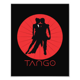 Tango Dancers Foto Afdruk