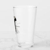 Tango Dancers Glass, met Retrostijl Glas (Links)