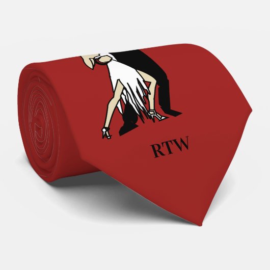 Tango Dancers in  stijl Stropdas (Opgerold)