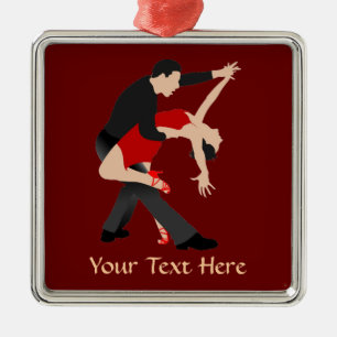 Tango Dancers (op maat) Metalen Ornament