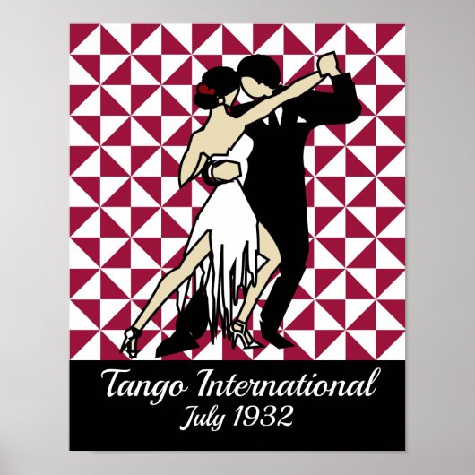 Tango Dancers Poster (Voorkant)