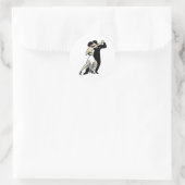  Tango Dancers Ronde Sticker (Tas)