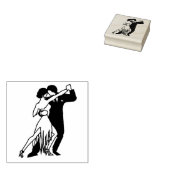 Tango Dancers Rubberstempel (Gestempeld)