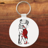 Tango Dancers Sleutelhanger (Voorkant)