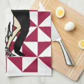 Tango Dancers Theedoek (Quarter Fold)