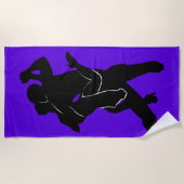 Tango Danser Liefdespaar Strandhanddoek - Kies Kle Strandlaken (Voorkant)