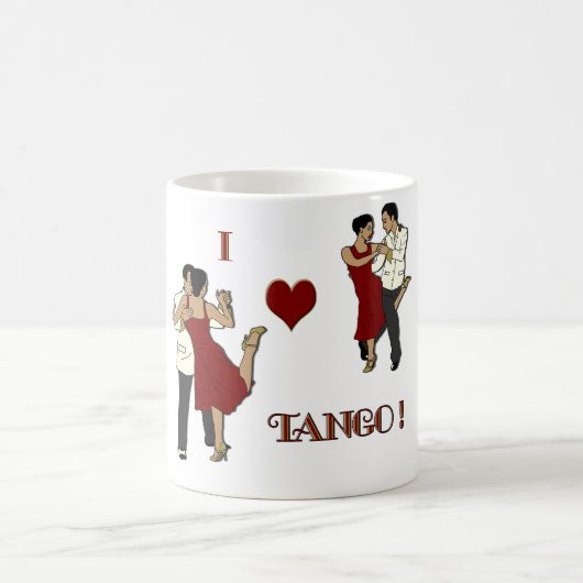 tango de coeur du classique i de tasse (Centre)