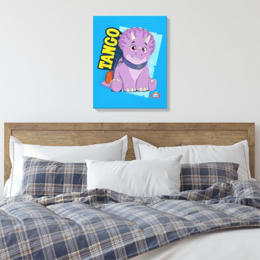tango | Dino Ranch Canvas Afdruk (Insitu (Slaapkamer))