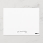 Tango. door ALXSw Briefkaart (Achterkant)