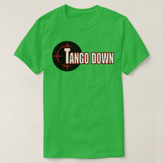 Tango Down T-shirt (Design voorkant)
