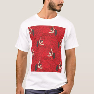  tango flamenco danspatroon t-shirt