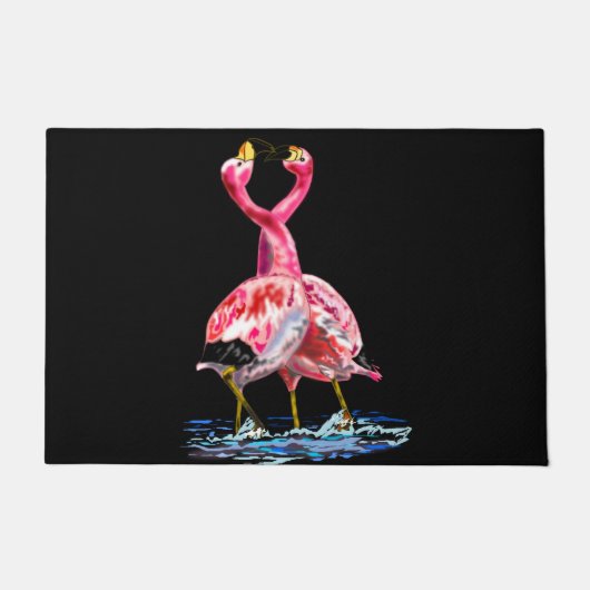 Tango Flamingo Deurmat (Voorkant)