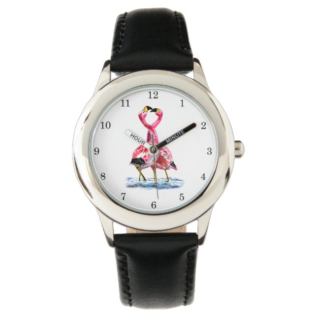 Tango Flamingo Horloge (Voorkant)